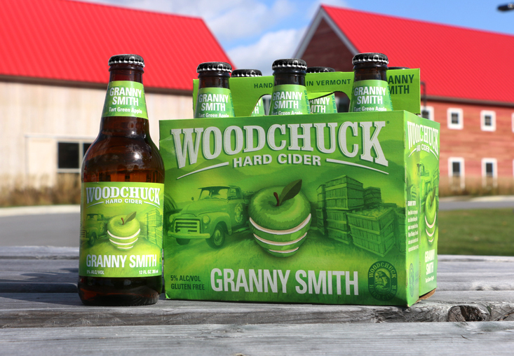 Woodchuck Granny Smith Hard cider, Soju bottle, Granny smith