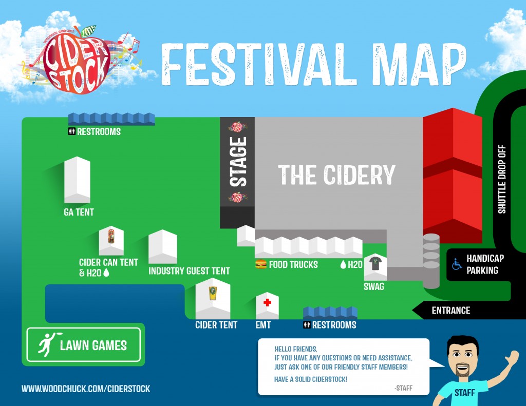 Ciderstock Grounds Map