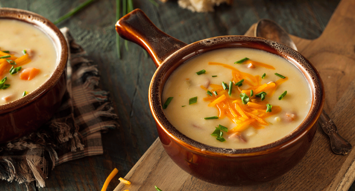 Cider and Cheddar Soup