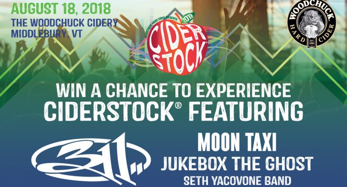 Ciderstock 2018 Band Poster