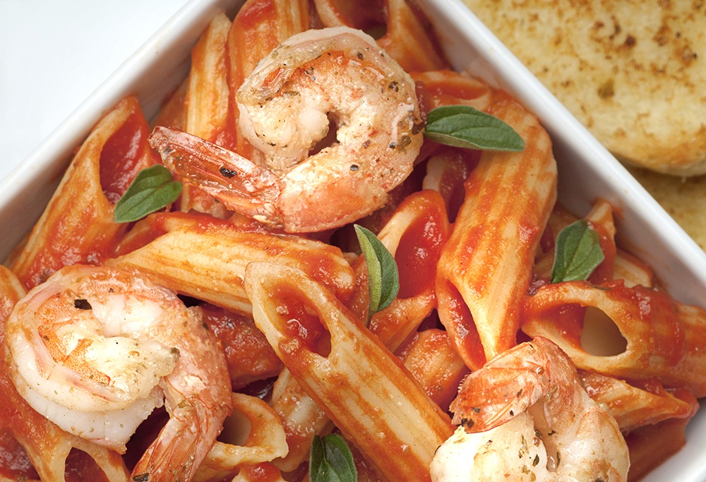 Prawn Pasta - Woodchuck Cider