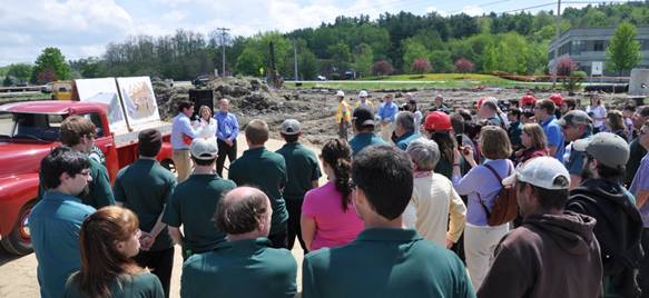 Setting down roots Cidery groundbreaking